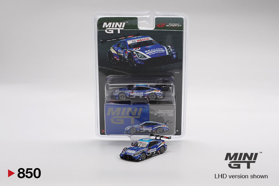Mini GT No.850 Nissan Z GT500 #24 "REALIZE CORPORTATION ADVAN Z" KONDO RACING 2023 Super GT Series (Blister Pack)