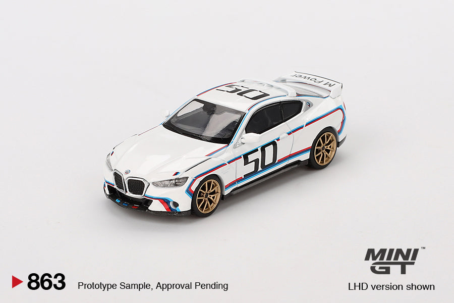 Mini GT No.863 BMW 3.0 CSL White