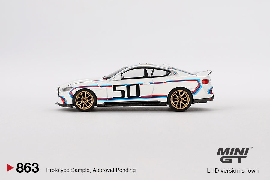 Mini GT No.863 BMW 3.0 CSL White