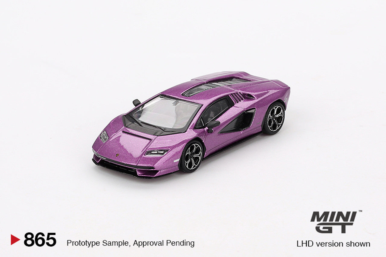 Mini GT No.865 Lamborghini Countach LPI 800-4 Viola 30th