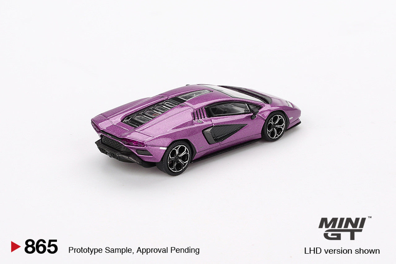 Mini GT No.865 Lamborghini Countach LPI 800-4 Viola 30th