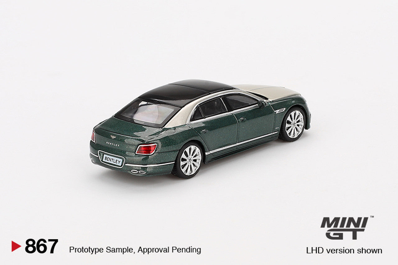 Mini GT No.867 Bentley Flying Spur White Sand Verdant