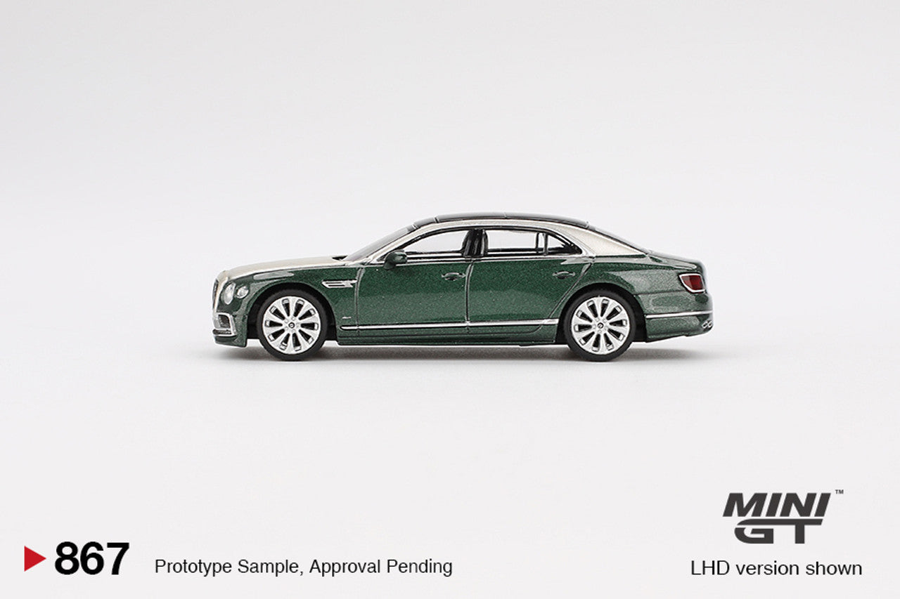 Mini GT No.867 Bentley Flying Spur White Sand Verdant