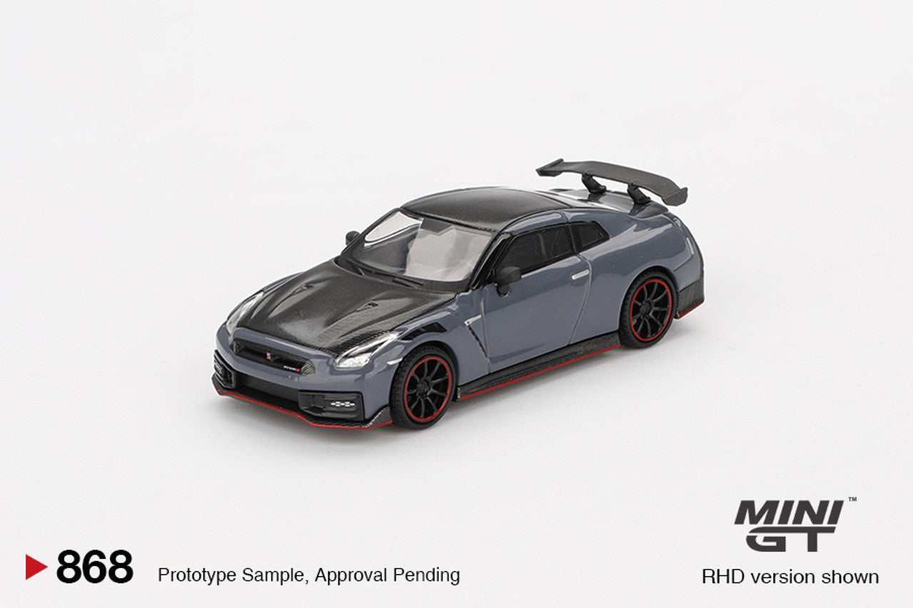 Mini GT No.868 Nissan GT-R Nismo (R35) 2024 Stealth Gray