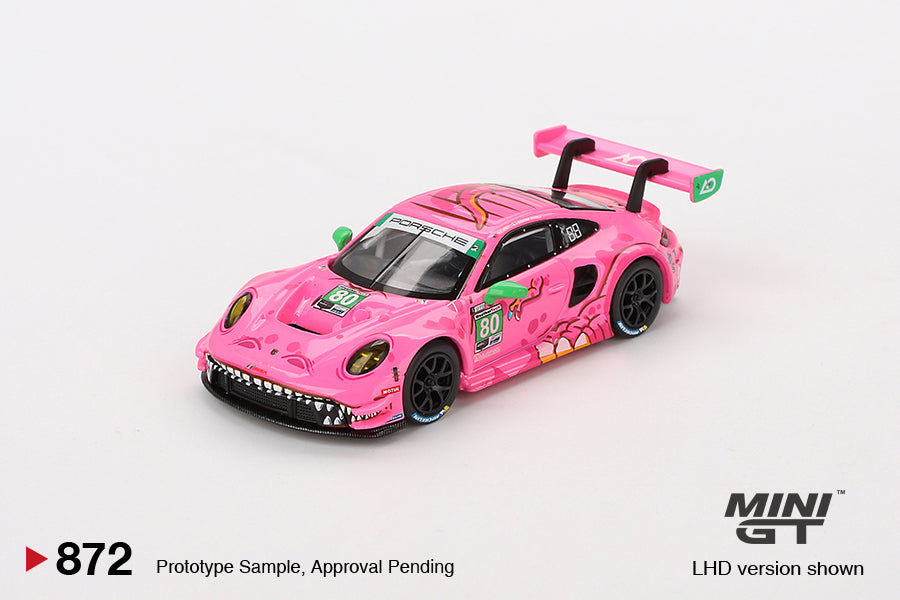 Mini GT No.872 Porsche 911 GT3 R #80 2023 IMSA VIRginia Roxy AO Racing