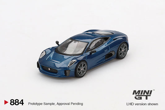 Mini GT No.884 Jaguar C-X75 Blue