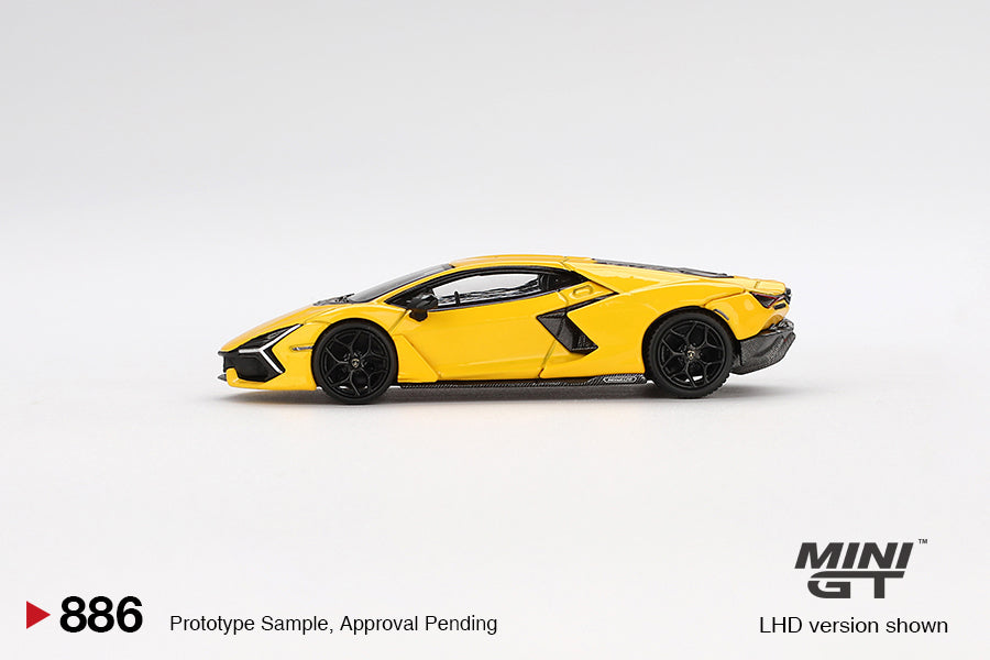 Mini GT No.886 Lamborghini Revuelto Giallo