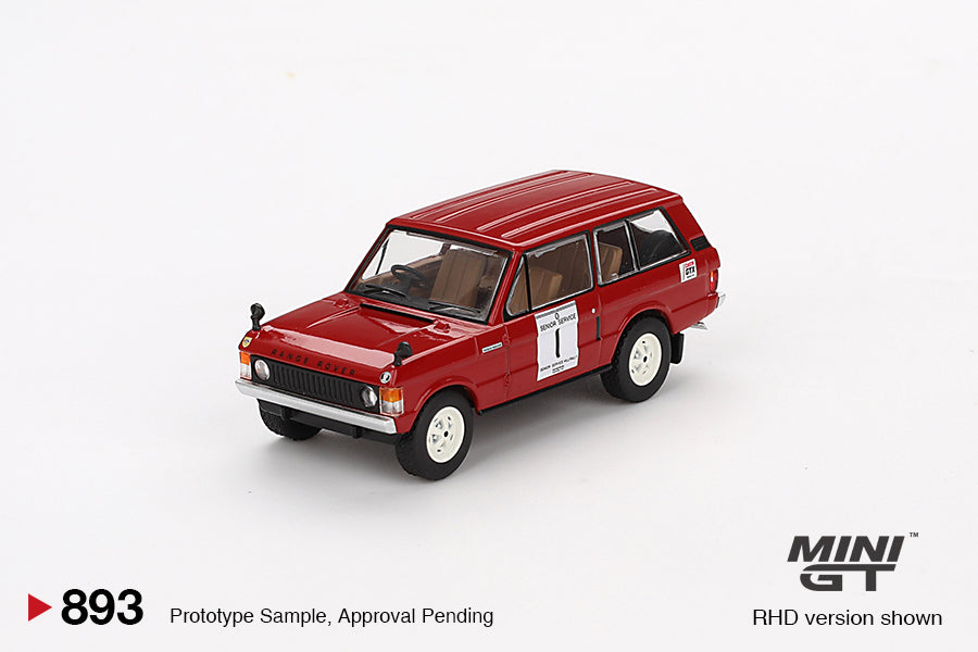 Mini GT No.893 Range Rover 1971 International Hillrally Winner