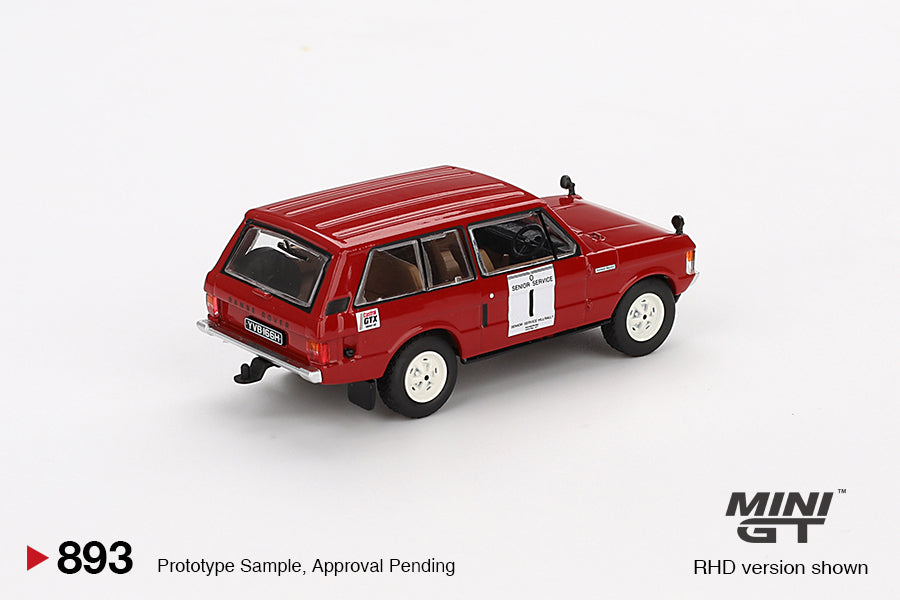 Mini GT No.893 Range Rover 1971 International Hillrally Winner