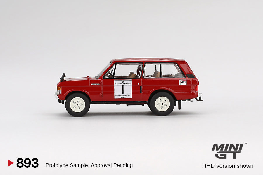 Mini GT No.893 Range Rover 1971 International Hillrally Winner