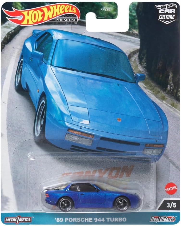 Hot Wheels Premium Car Culture 3/5 Canyon Warriors '89 Porsche 944 Turbo - Japanese Stock