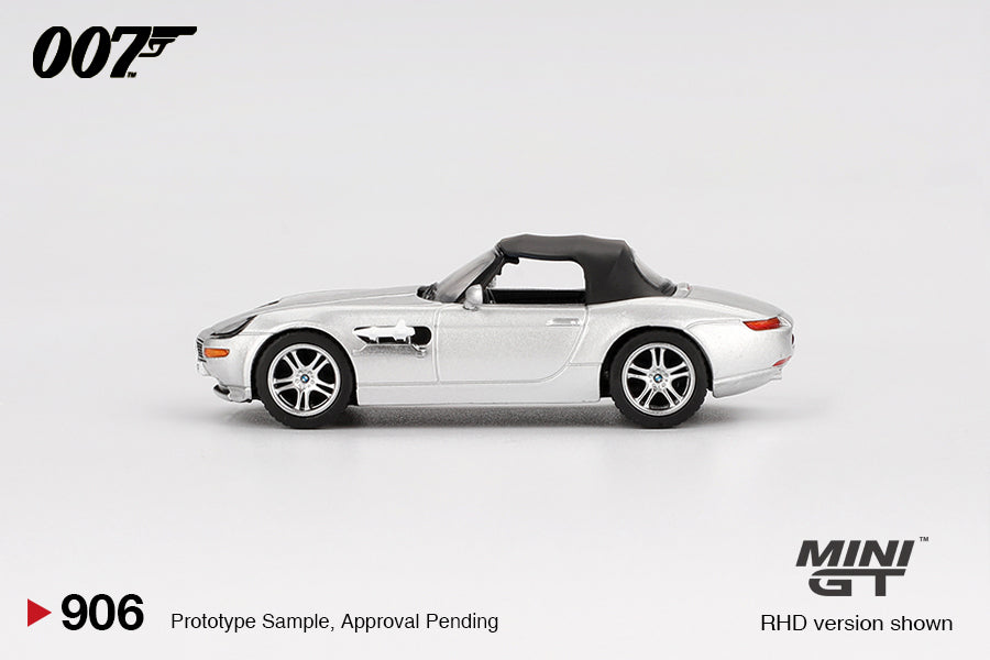 *Pre-Order* Mini GT No.906 BMW Z8 James Bond "The World Is Not Enough" - English Blister Packaging