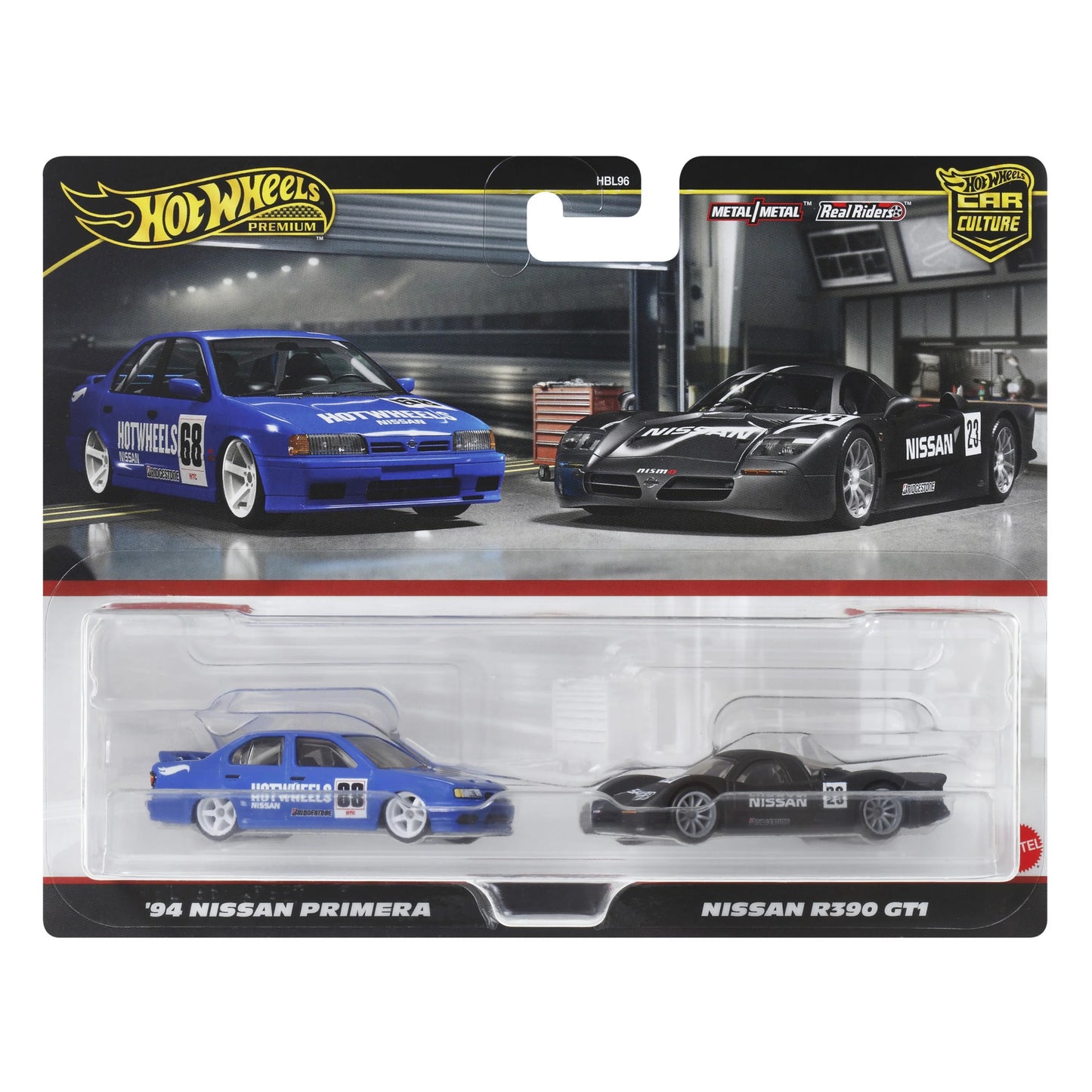 Hot Wheels Premium Car Culture Twin Pack - '94 Nissan Primera & Nissan R390 GT1