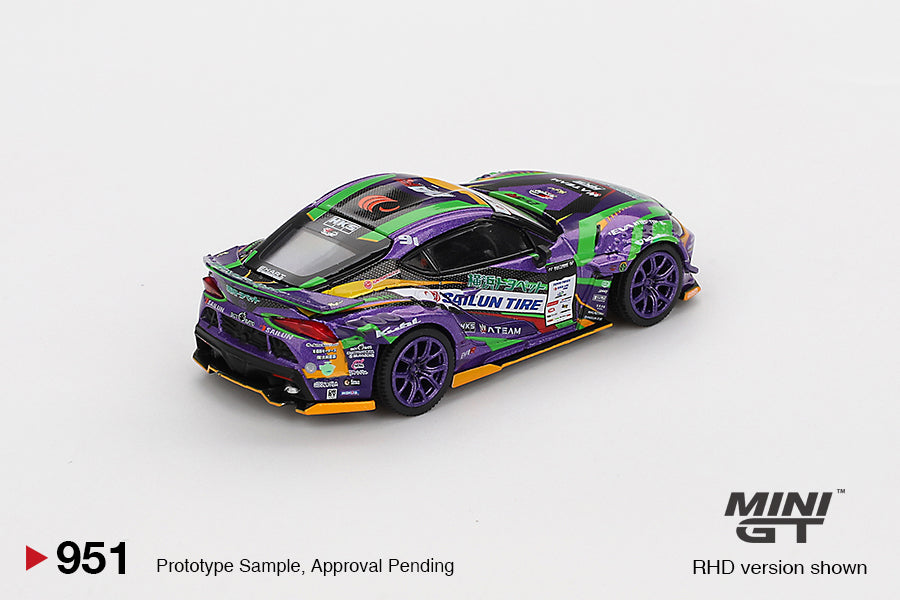 *Pre-Order* Mini GT No.951 Toyota GR Supra KUHL 2021 D1GP EVANGELION RACING (Blister Pack) - Japan Exclusive