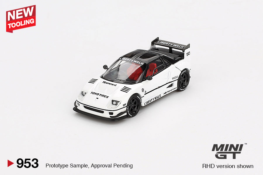 Mini GT No.953 Mazda AZ-1 Liberty Walk LB40 2024 Tokyo Auto Salon White