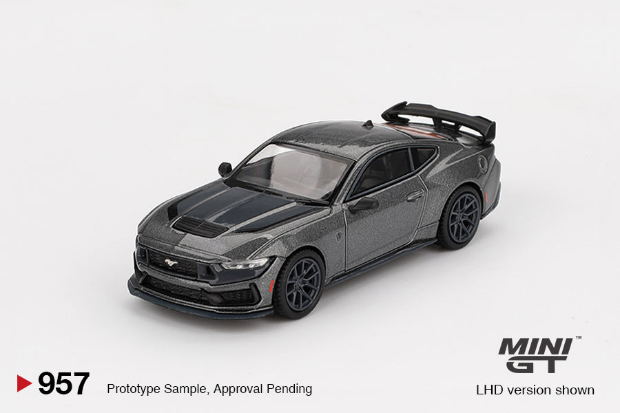 *Pre-Order* Mini GT No.957 Ford Mustang Dark Horse 2024 Carbonized Gray