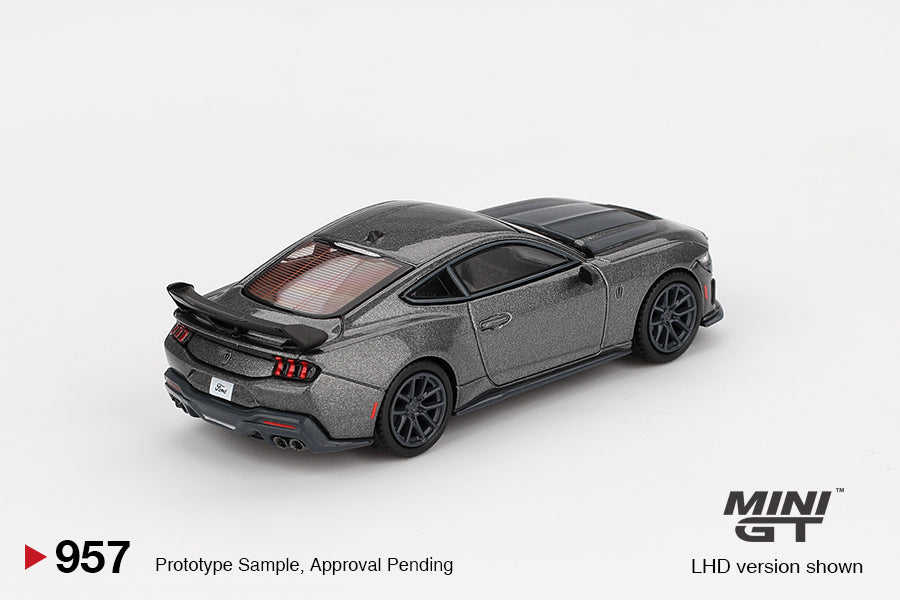 *Pre-Order* Mini GT No.957 Ford Mustang Dark Horse 2024 Carbonized Gray