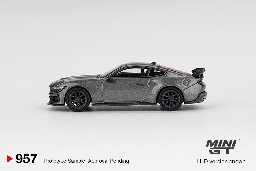 *Pre-Order* Mini GT No.957 Ford Mustang Dark Horse 2024 Carbonized Gray