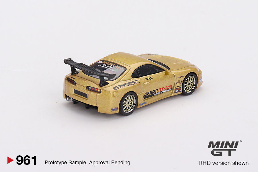 Mini GT No.961 Toyota Supra (A80) Top Secret GT-300 Top Secret Gold