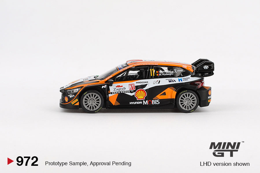 *Pre-Order* Mini GT No.972 Hyundai i20 N Rally1 #11 2023 Rally Croatia Power Stage Winner