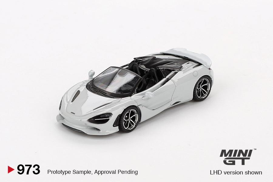 Mini GT No.973 McLaren 750S Spider Cirrus Grey