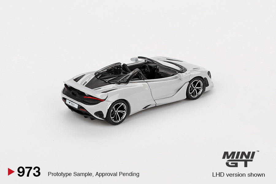 Mini GT No.973 McLaren 750S Spider Cirrus Grey