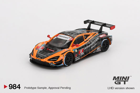 *Pre-Order* Mini GT No.984 McLaren 720S GT3 Evo Pfaff Motorsports 2024 IMSA Daytona 24 Hrs