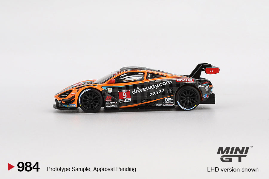 *Pre-Order* Mini GT No.984 McLaren 720S GT3 Evo Pfaff Motorsports 2024 IMSA Daytona 24 Hrs