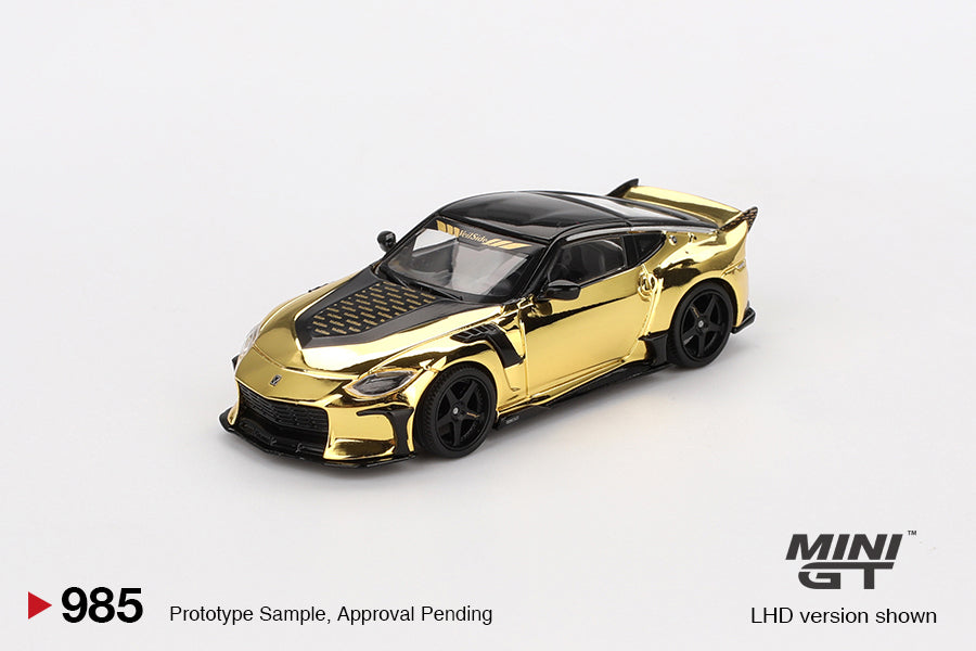 Mini GT No.985 Nissan Z VeilSide FFZ400 Gold Chrome