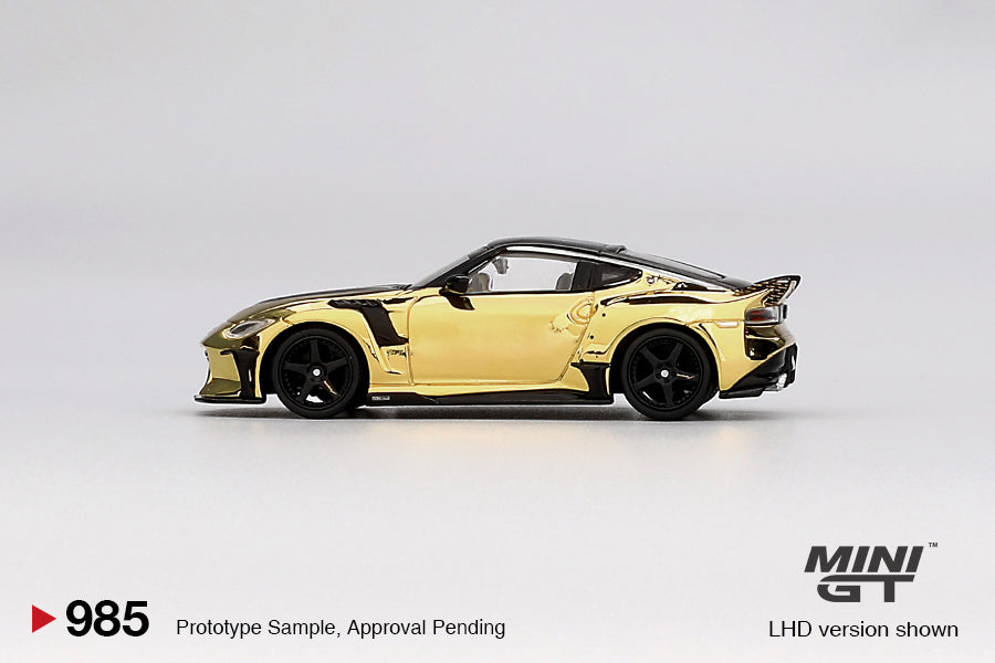 Mini GT No.985 Nissan Z VeilSide FFZ400 Gold Chrome