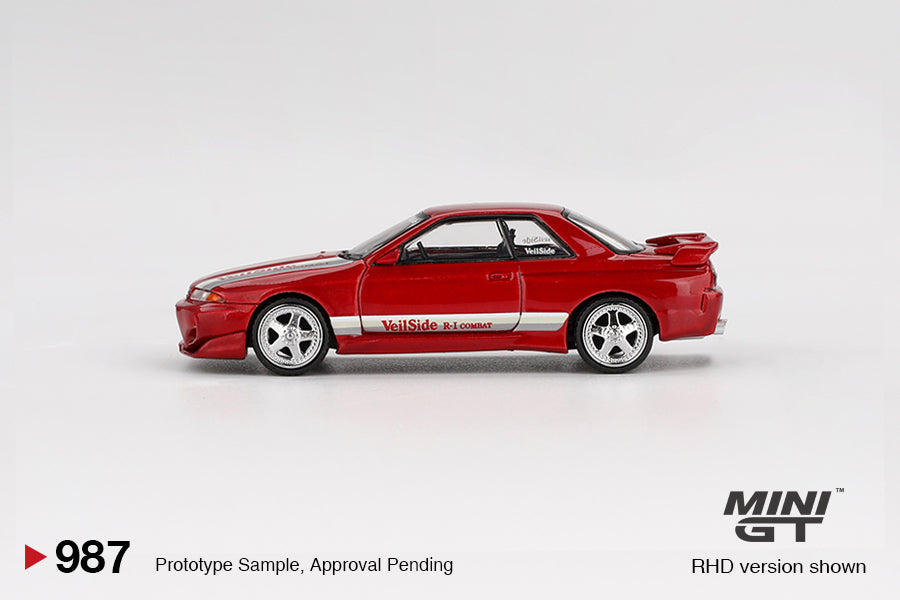 Mini GT No.987 Nissan Skyline GT-R (R32) VeilSide Combat C-I Gem Red