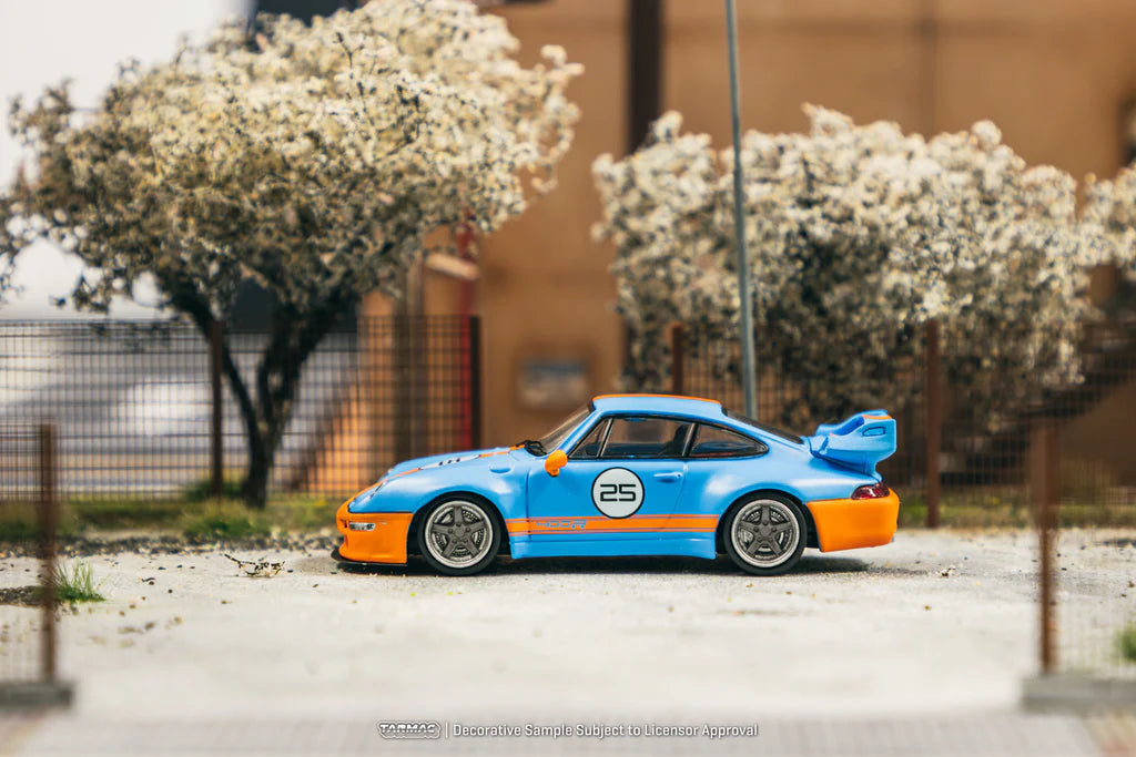 Tarmac Works 993 Remastered By Gunther Werks Blue / Orange