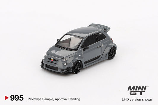 Mini GT No.995 Abarth 595 LB-WORKS x Abas Works Grey