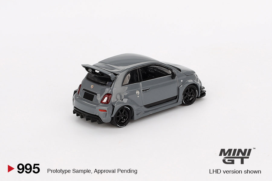 Mini GT No.995 Abarth 595 LB-WORKS x Abas Works Grey