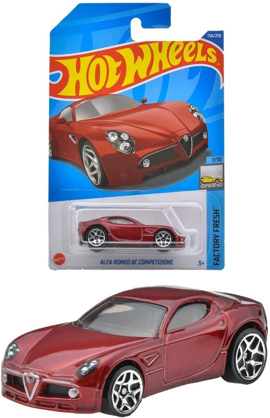 Hot Wheels Factory Fresh 7/10 Alfa Romeo 8C Competizione - Japanese Card