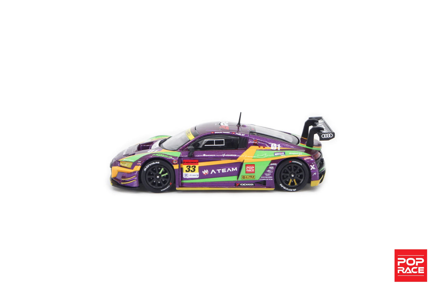 Pop Race Audi R8 LMS - EVA RT Test Type-01 X Works R8 - Super GT Series 2020 - #33 (White Box)
