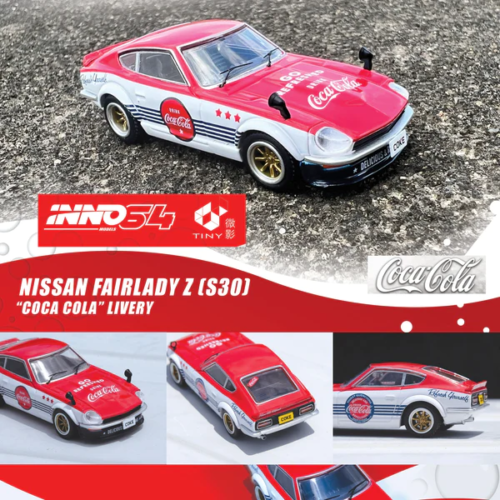 Inno Models Inno64 x Tiny Coca-Cola Nissan Fairlady Z (S30)