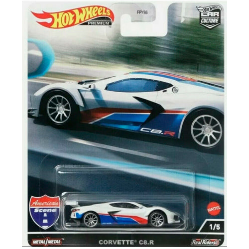 Hot Wheels Premiums Car Culture American Scene 1/5 Corvette C8.R - Japanese Stock