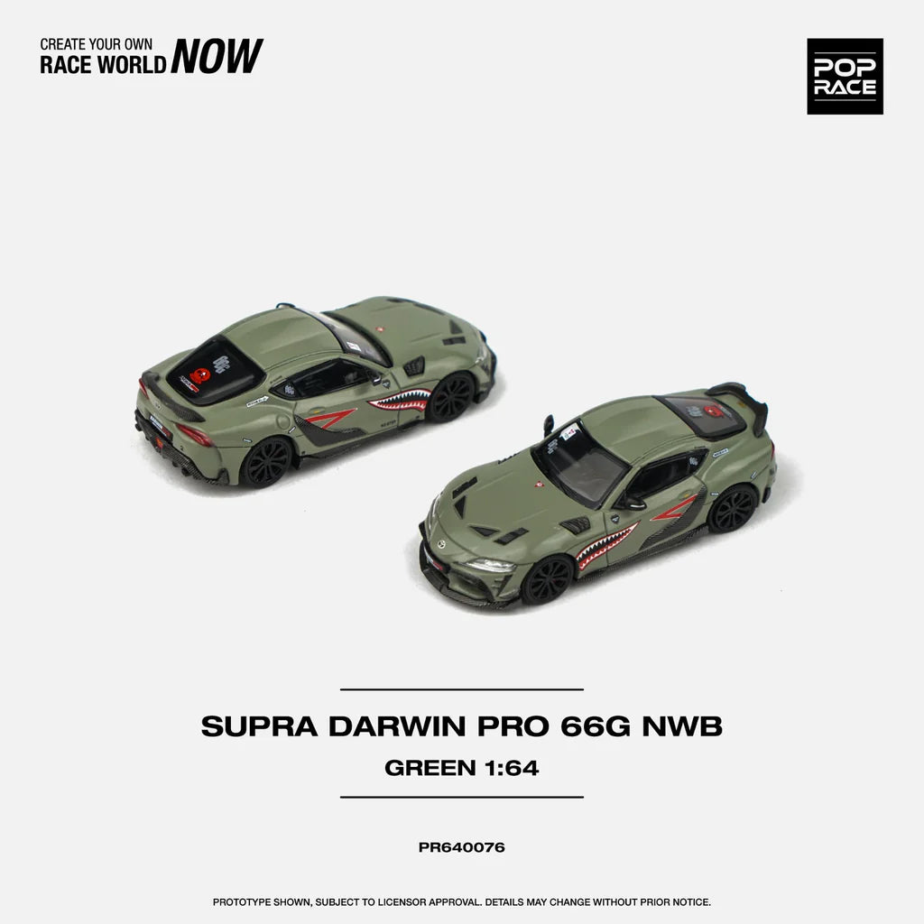 Pop Race Darwin Pro 66G NWB Supra Green