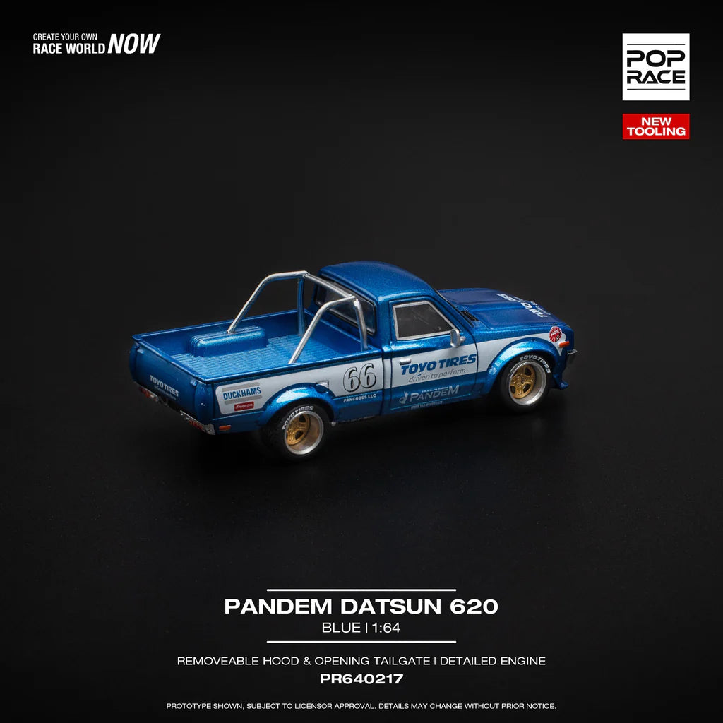 Pop Race Pandem Datsun 620 Blue