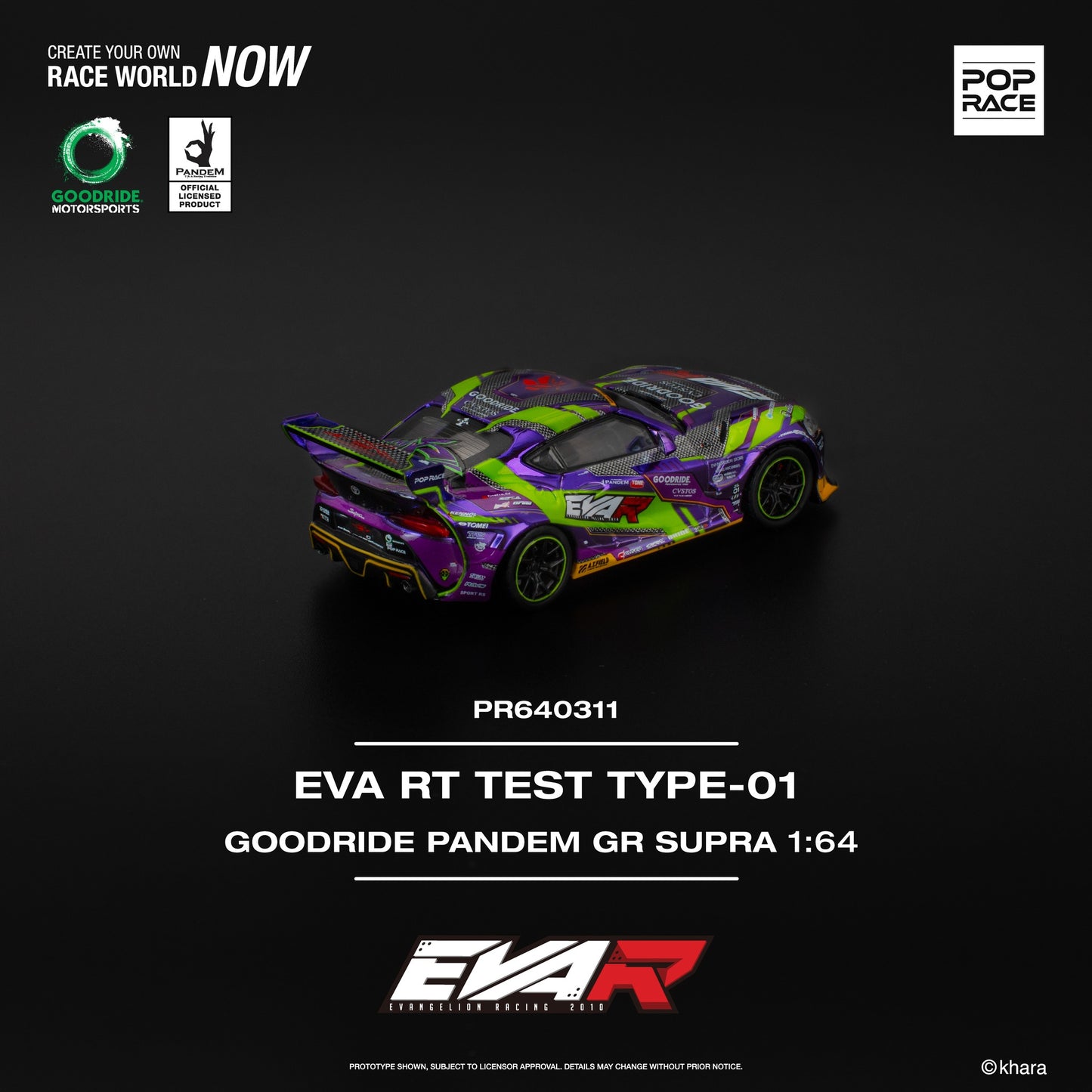 *Pre-Order* Pop Race EVA RT Test Type-01 GOODRIDE PANDEM GR Supra