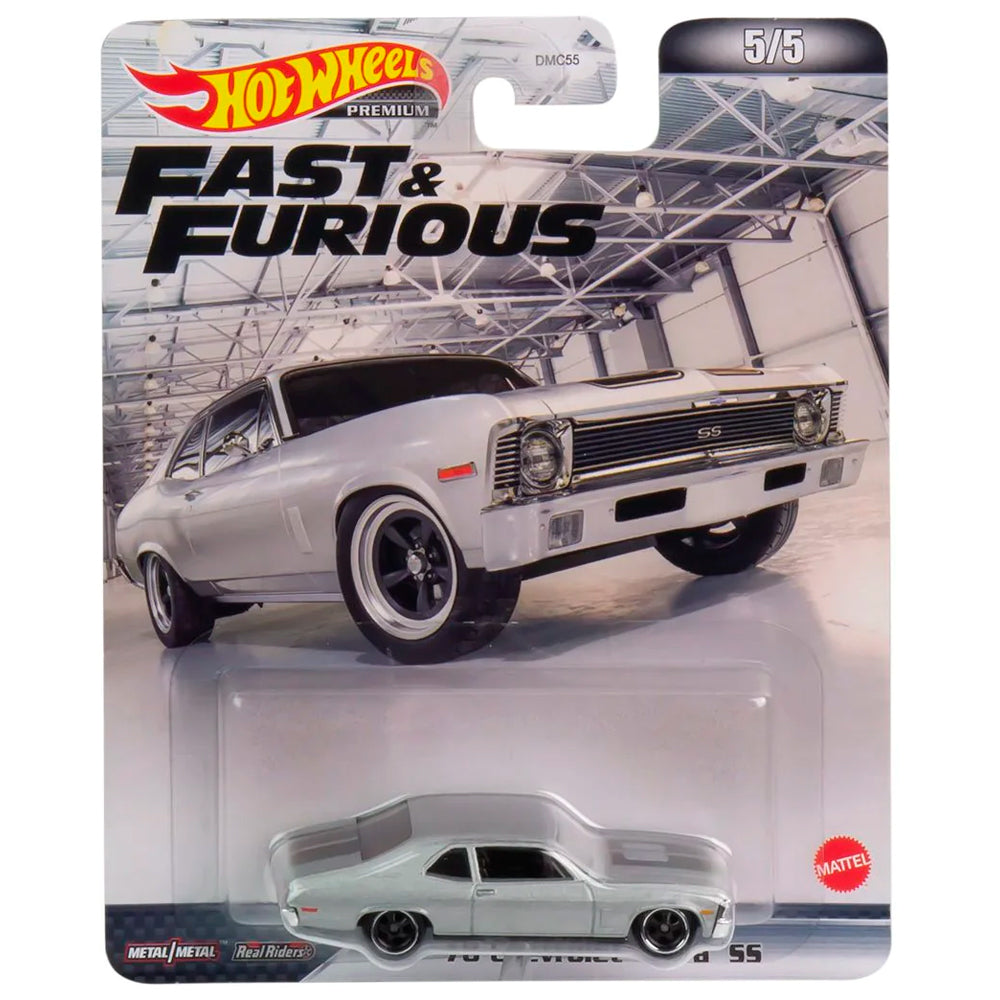 Hot Wheels Premium Fast & Furious 5/5 '70 Chervolet Nova SS - Japanese Stock