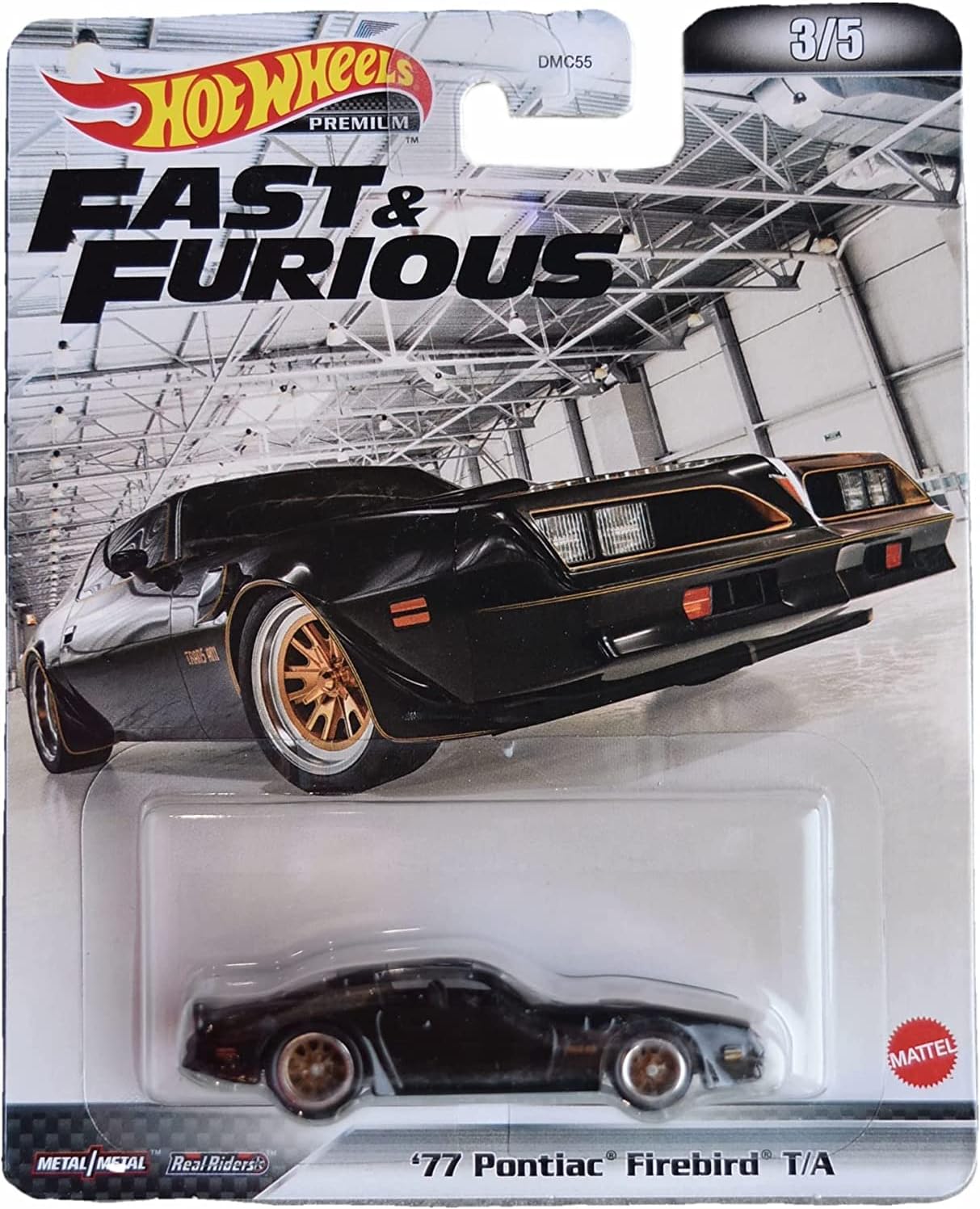 Hot Wheels Premium Fast & Furious 3/5 '77 Pontiac Firebird T/A - Japanese Stock