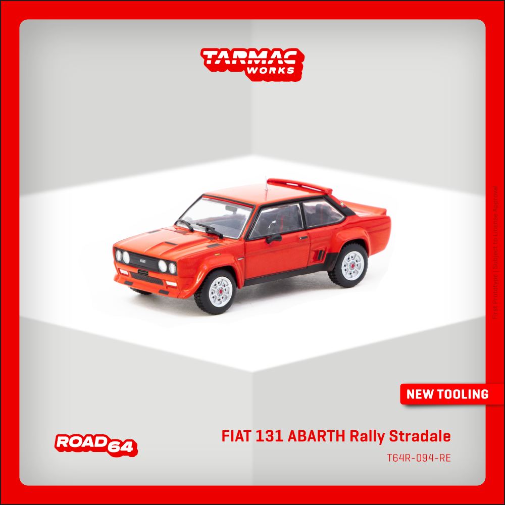 *Pre-Order* Tarmac Works FIAT 131 ABARTH Rally Stradale Red