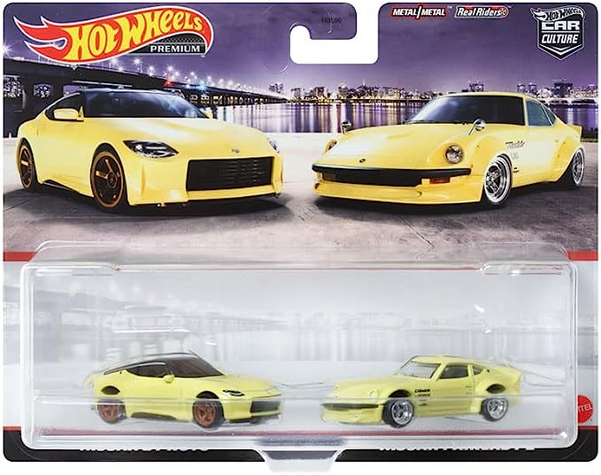 Hot Wheels Premium Car Culture Nissan Z Proto & Fairlady Z (Twin Pack) - Japanese Stock