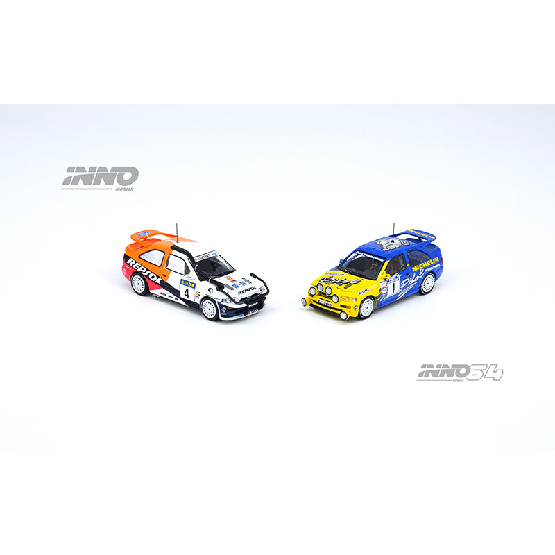 Inno Models Inno64 Ford Escort RS Cosworth #4 "Repsol" Safary Rally Kenya 1996 C.Sainz/L.Moya