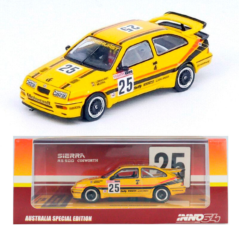 Inno Models Inno64 Ford Sierra RS500 Cosworth #25 "Benson & Hedges" Bathurst 1000 Tooheys 1988 Winner Australia Special Edition
