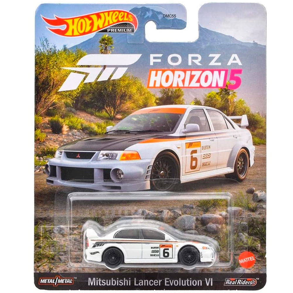 Hot Wheels Premium Forza Horizon 5 Mitsubishi Lancer Evolution VI - Japanese Stock