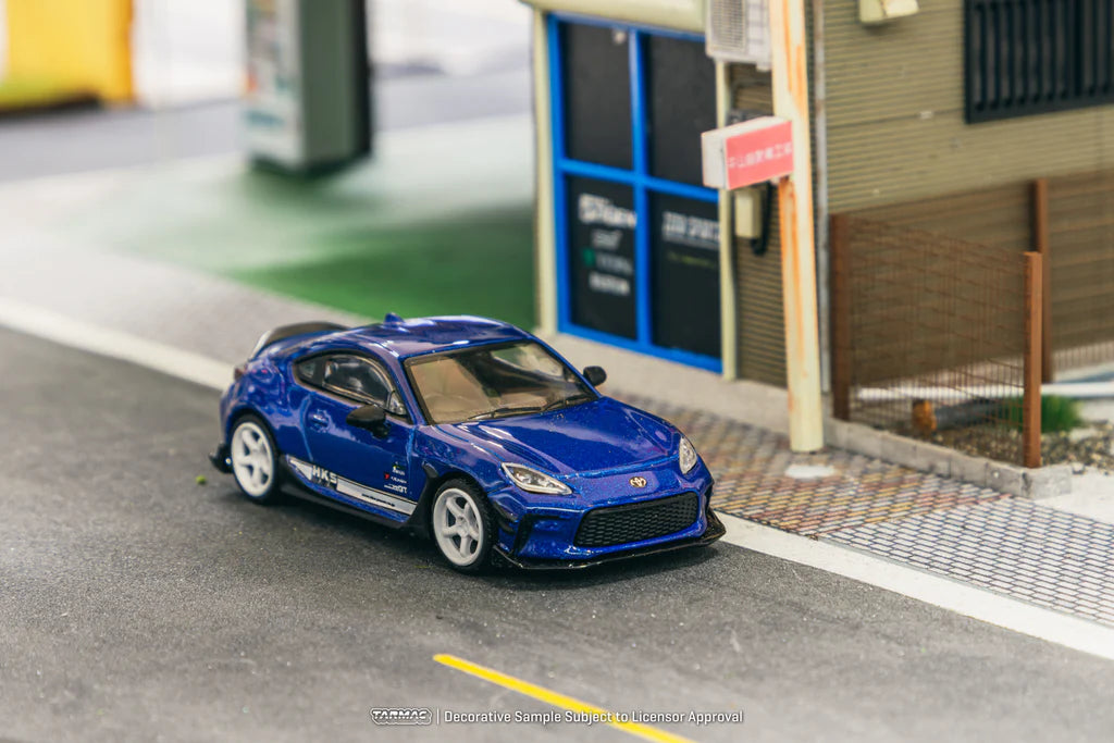 Tarmac Works HKS Toyota GR86 Blue Metallic