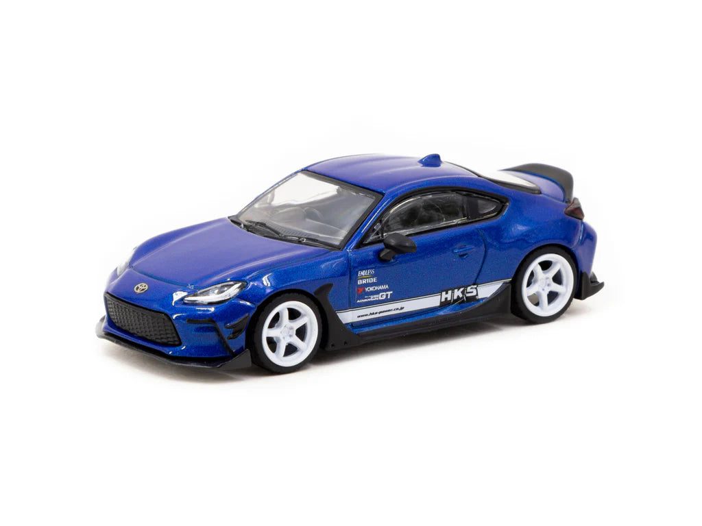 Tarmac Works HKS Toyota GR86 Blue Metallic